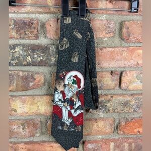 Vintage The Saturday Evening Post 1996 Christmas Tie The Curtis Publishi…